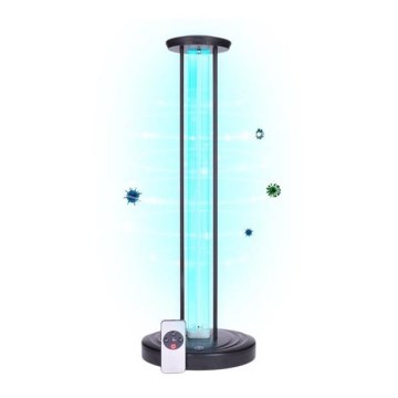Brilagi - Bakteriedræbende ozon-fri lampe UVC/100W/230V + fjernbetjening