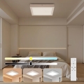 Brilagi - LED-dæmpbar badeværelsesloftlampe FRAME SMART LED/24W/230V 30x30 cm 3000-6000K IP44 hvid + fjernbetjening