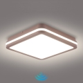 Brilagi - LED udendørs loftlampe med sensor BENE LED/24W/230V 26x26 cm brun IP54