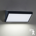 Brilagi - LED udendørs væglampe med sensor TRIANGLE LED/20W/230V, sort, IP65