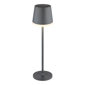 Globo - LED solcellelampe LED/0,6W/3V 3000K IP44 1200 mAh antracit