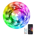 Immax NEO 07791L - LED strip m. RGB-farver dæmpbar NEO LITE LED/18W/230V 5 m IP65 MUSIC Wi-FI Tuya + fjernbetjening