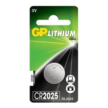 1 stk. Lithium knapcelle CR2025 GP 3V/170mAh
