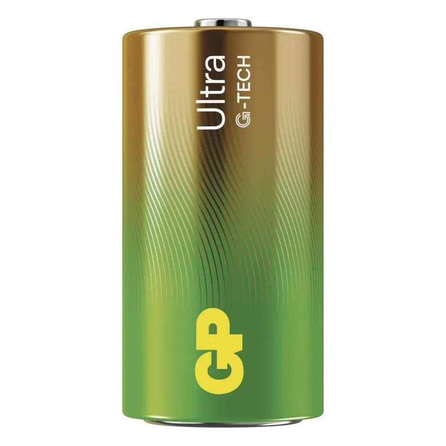 2 stk. Alkalisk batteri C GP ULTRA 1,5V