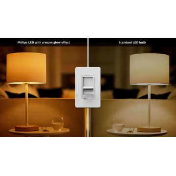 3x LED-pære dæmpbar Philips Warm Glow GU10/3,8W/230V 2200-2700K CRI 90