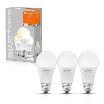 3x LED-pære dæmpbar SMART+ E27/9,5W/230V 2700K Wi-Fi - Ledvance