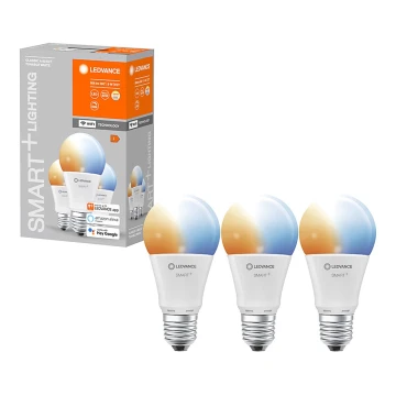 3x LED-pære dæmpbar SMART+ E27/9W/230V 2700K-6500K Wi-Fi - Ledvance