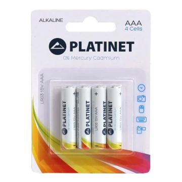 4 stk. Alkaline batteri AAA PRO 1,5V