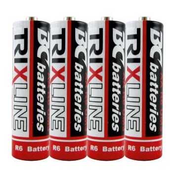 4 stk. Zinkklorid batteri EXTRA POWER AA 1,5V