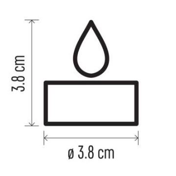 6x LED juledekoration 6xLED/6xCR2032 hvid