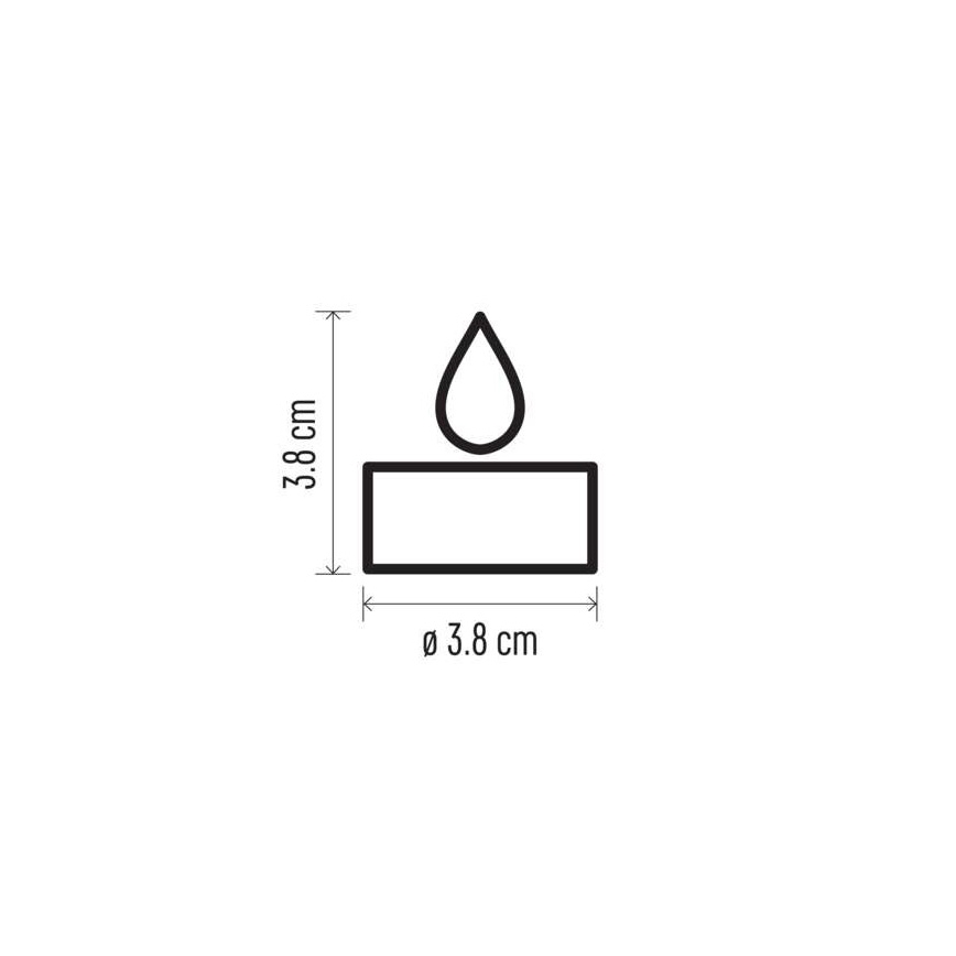 6x LED juledekoration 6xLED/6xCR2032 skinnende krom