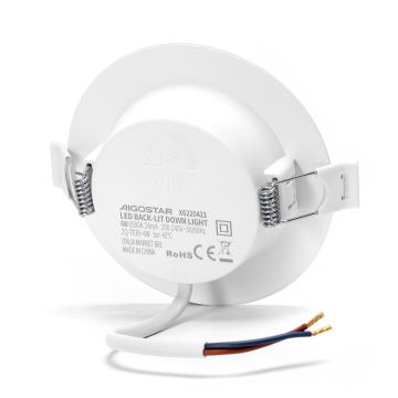 Aigostar - LED indbygningslampe LED/4W/230V 6500K diameter 9,8 cm hvid