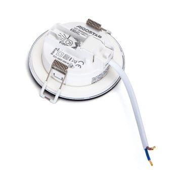 Aigostar - LED indbygningslampe til badeværelse LED/4,8W/230V 6500K sort IP65