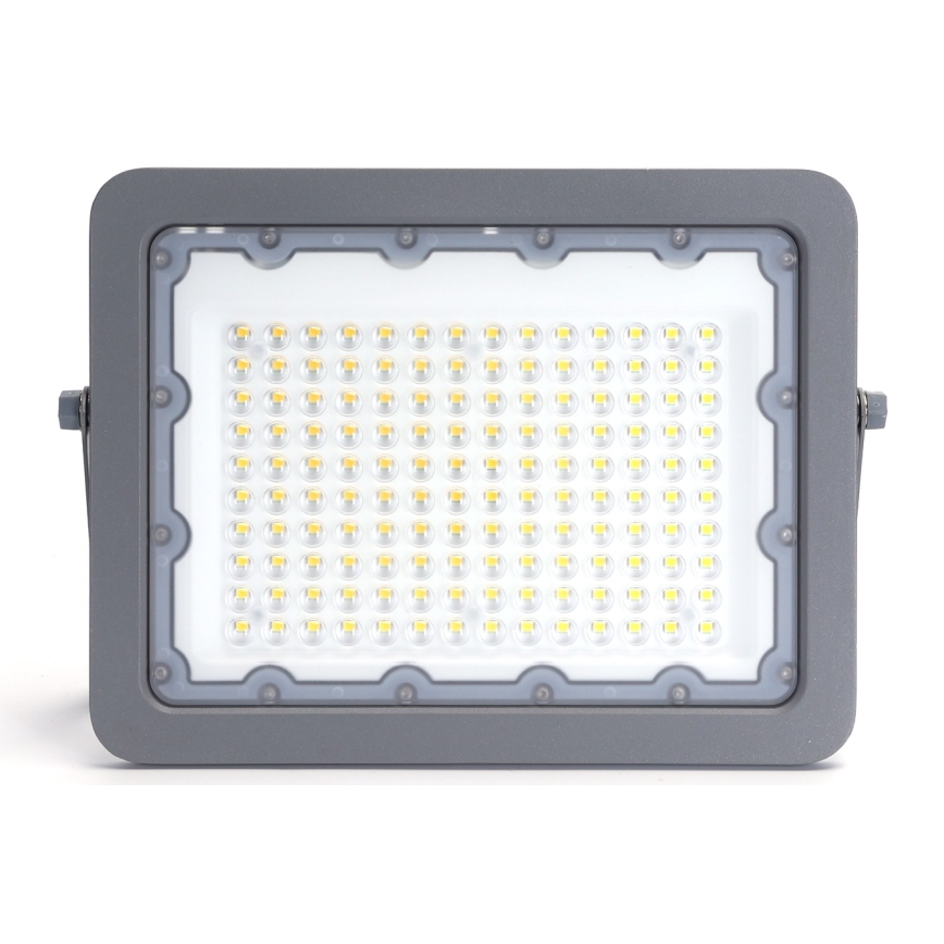 Aigostar - LED projektør LED/100W/230V grå 4000K IP65