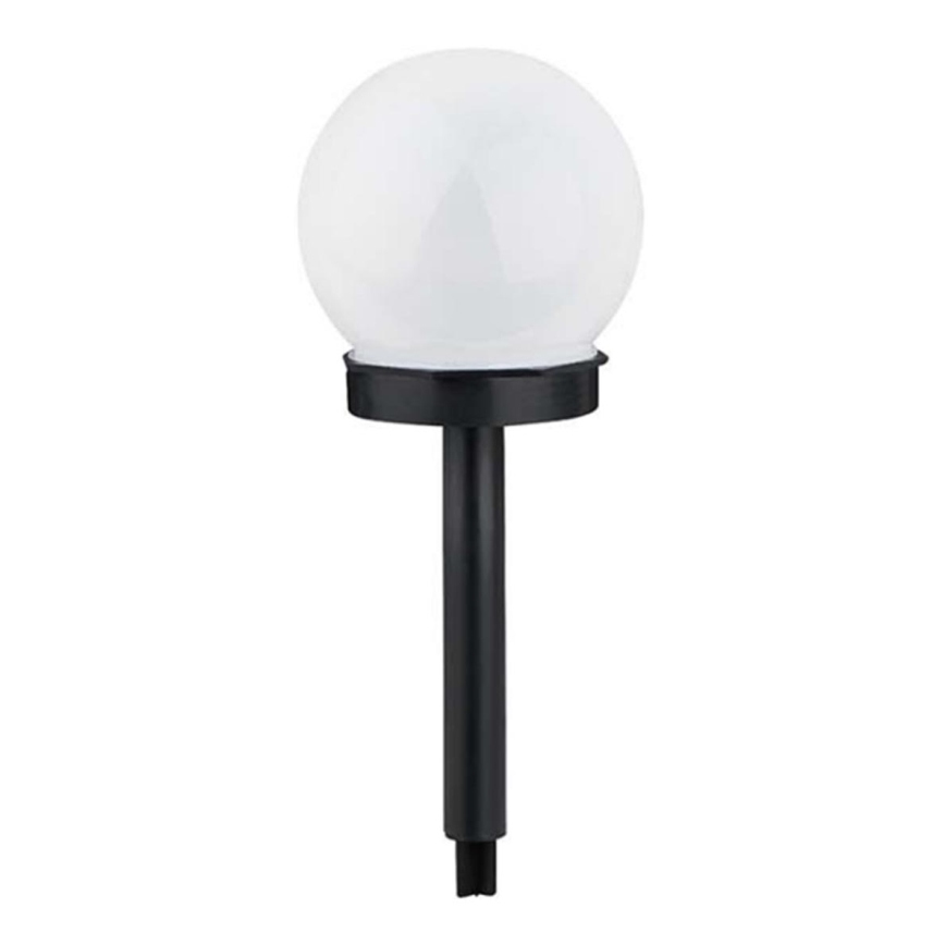 Aigostar - LED solcellelampe LED/0,006W/1,2V 33 cm sort 6500K IP44