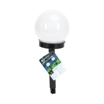 Aigostar - LED solcellelampe LED/0,006W/1,2V 33 cm sort 6500K IP44