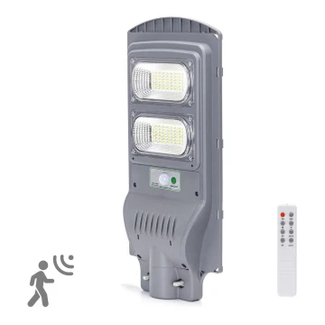 Aigostar - Soldrevet LED gadelampe med sensor LED/100W/3,2V IP65 6500K + fjernbetjening