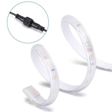 Aigostar - Soldrevet LED strip dæmpbar LED/5W/3,2V 5 m 2700K IP65 + fjernbetjening