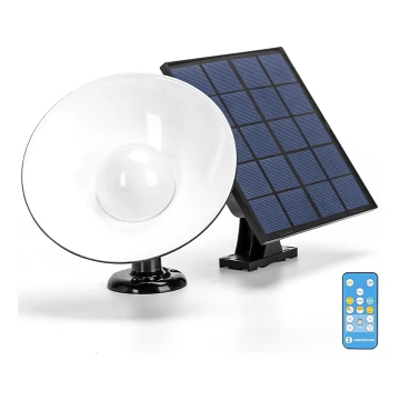 Aigostar - Soldrevet LED væglampe LED/3,2V 3000K/4000K/6500K IP65 + fjernbetjening