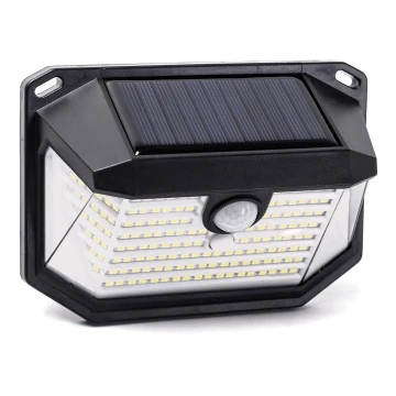 Aigostar - Soldrevet LED væglampe med sensor LED/0,8W/5,5V 6500K IP65