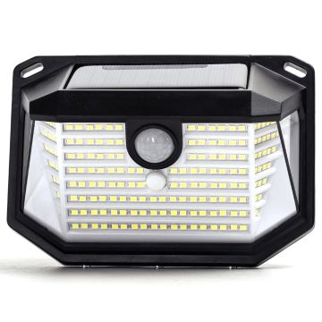 Aigostar - Soldrevet LED væglampe med sensor LED/0,8W/5,5V 6500K IP65