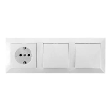 Aigostar - SÆT 2x Home switch med en kontakt 1x16A/250V