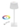 Aigostar - Udendørs LED bordlampe m. RGBW-farver dæmpbar og genopladelig LED/4W/5V 3600 mAh hvid IP54