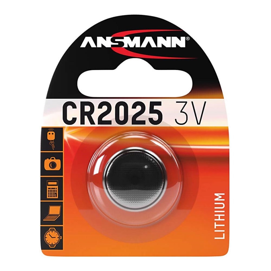 Ansmann 04673 - CR 2025 - Lithium knapcelle 3V