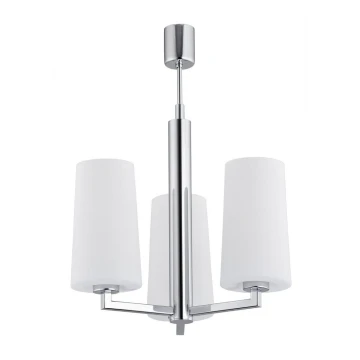 Argon 1224 - Loftlampe CAMELOT 3xE27/15W/230V skinnende krom