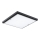 Argon 7180 - Loftlampe CARLSON 2xE27/15W/230V 29x29 cm sort