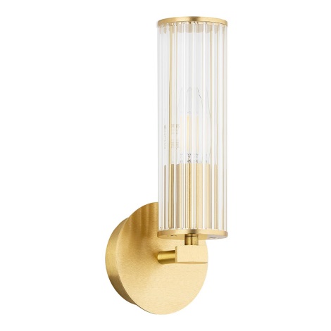 Argon 8497 - Væglampe HAMPTON 1xE14/7W/230V guldfarvet