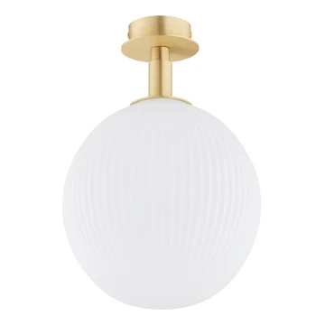 Argon 8505 - Loftlampe PALOMA 1xE27/15W/230V guldfarvet/hvid