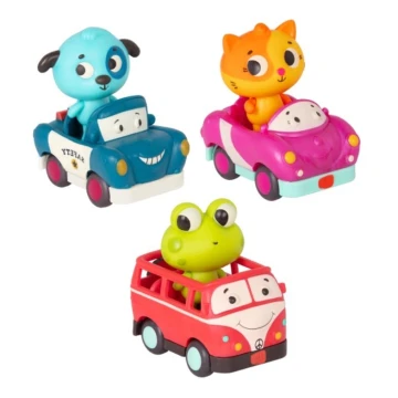 B-Toys - Lysende biler med melodi 3xAG13