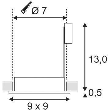 Badeværelseslampe FGL OUT 1xGU10/35W/230V IP44