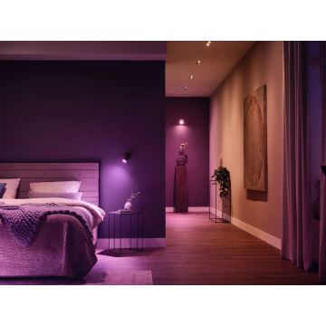 Basissæt Philips Hue WHITE AND COLOR AMBIANCE 3xGU10/4,2W/230V 2000-6500K + tilslutningsenhed