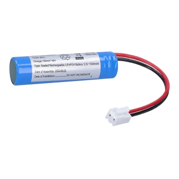 Batteri til nødlampe LiFePO4 3,2V 1500mAh