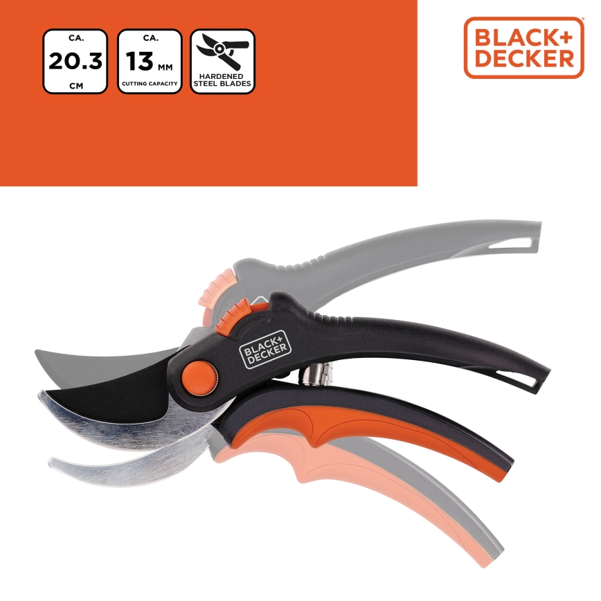 BLACK+DECKER - Havesaks 200 mm