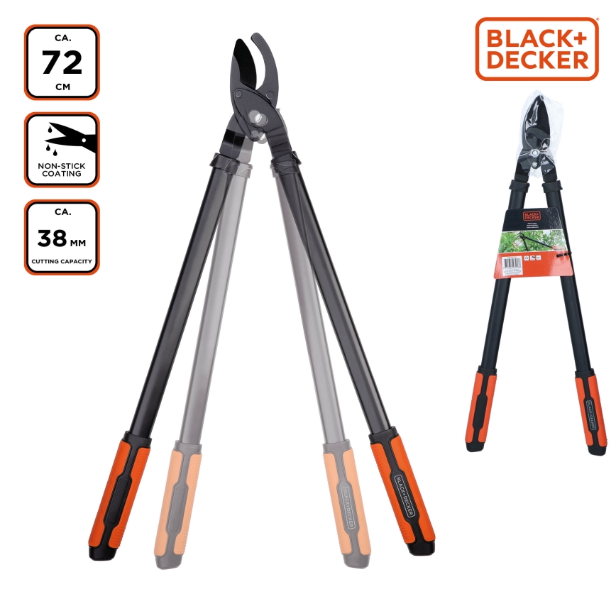 BLACK+DECKER - Hækkesaks 720 mm