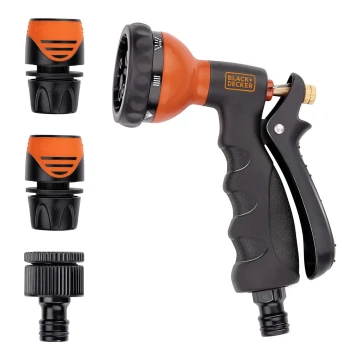 BLACK+DECKER - Vandingspistol med 3 tilslutningsdele