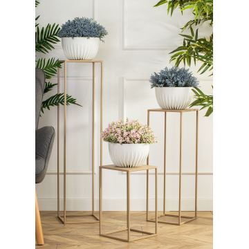 Blomsterkrukke 100x24 cm beige