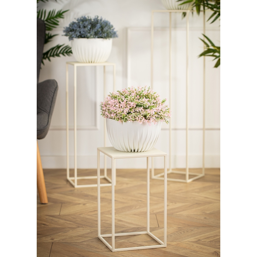 Blomsterkrukke 40x24 cm cremefarvet