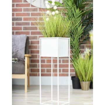 Blomsterstativ 70x24 cm hvid