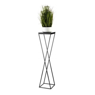 Blomsterstativ LOFT 100x24 cm sort