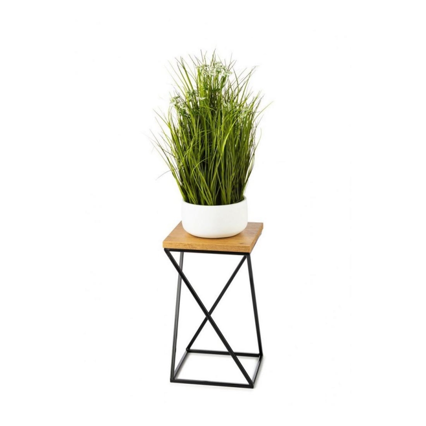 Blomsterstativ LOFT 40x24 cm sort/brun