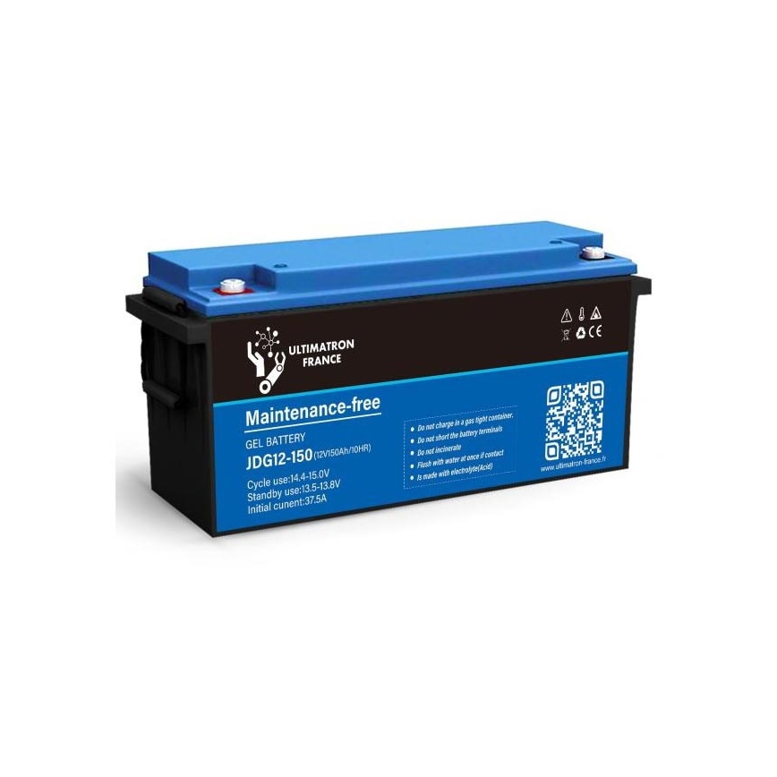 Bly-syre-batteri VRLA GEL 12V/150Ah