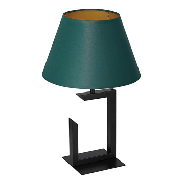 Bordlampe 1xE27/60W/230V 45 cm grøn/guldfarvet