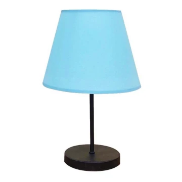 Bordlampe 1xE27/60W/230V blå/sort