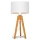 Bordlampe ALBA 1xE27/60W/230V hvid/guldfarvet/eg
