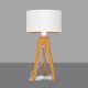 Bordlampe ALBA 1xE27/60W/230V hvid/guldfarvet/eg