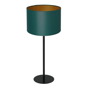Bordlampe ARDEN 1xE27/60W/230V diameter 25 cm grøn/guldfarvet